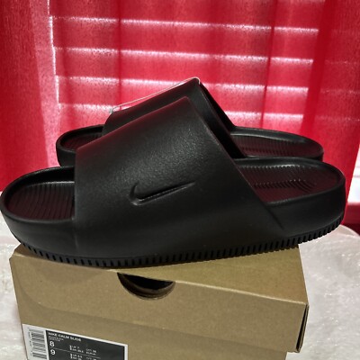 Nike Calm Slide Triple Black FD4116 001 Men\'s Size 8 NEW w/TAGS NO BOX! Nike Calm Slides – DTLR main image 3
