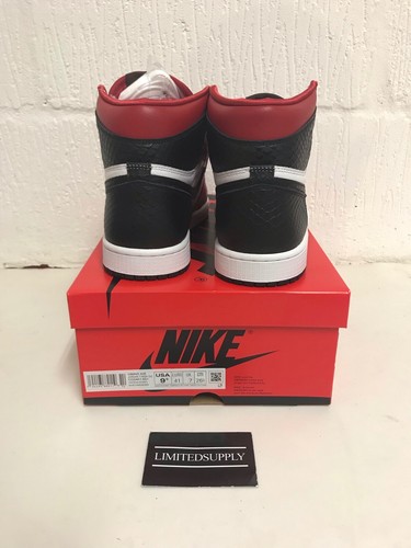 NIKE AIR JORDAN 1 RETRO HIGH SATIN SNAKE UK 7 US 9 WOMAN nyc off CD0461-601 - 第 2/3 張圖片
