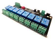 8 Channel I2C Electromagnetic Relay Module Arduino Raspberry Dual Power TYPE C