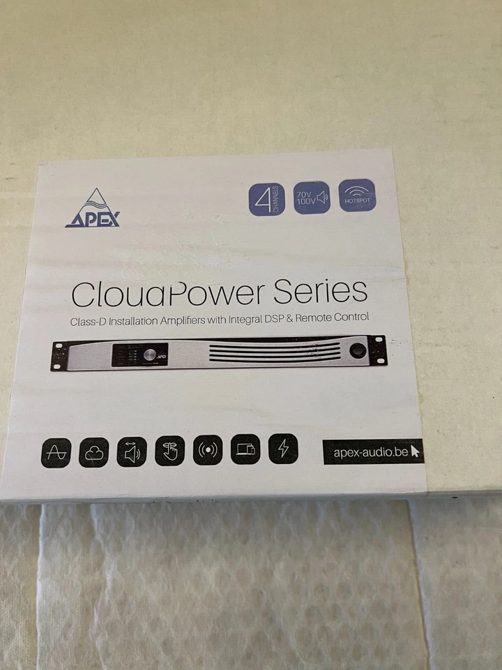 Apex CloudPower CP3004 Amplifier DSP 4x 3000W - Image 4 of 4