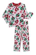 Elf on the Shelf Fleece 2 Pc Pajama Set - White - Choose Size - NWT Kids 