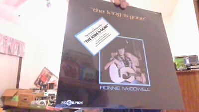 RONNIE McDOWELL KING IS GONE 1977 SCORPION 8021 &SILVER STICKER SEALED NEW MINT