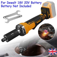 6mm Chuck&4 Speed Brushless Electric Straight Grinder for Dewalt 18V 20V Battery