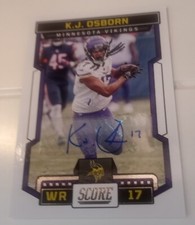 k j osborn panini 2023 with auto.