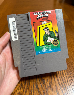 Elevator Action NES (Nintendo Entertainment System, 1987) Auth Game Cart!!