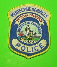 DISTRICT OF COLUMBIA  DC  PROTECTIVE SERVICES 5"  POLICE PATCH FREE SHIPPING!!!