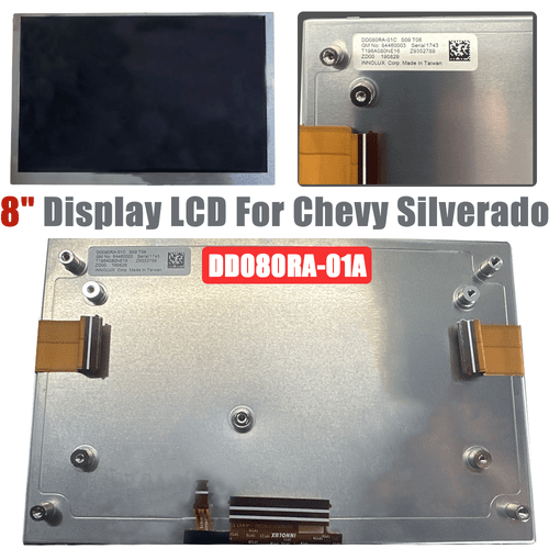 8inch LCD Display Screen AUO For Chevy Silverado GM DD080RA-01A DD080RA-01E