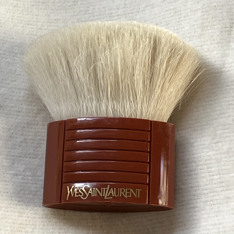 NUEVO Cepillo en polvo de opio Yves Saint Laurent vintage RARO YSL Foto 3 de 4