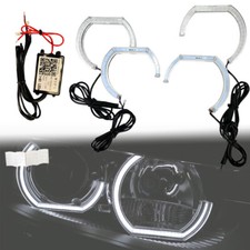 Crystal C Shape LED Angel Eye WIFI RGB DRL Turn Signal Fits 07-13 E92 E93