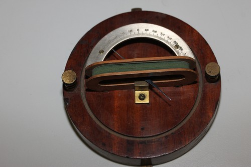 Antike Tangentenbussole vermutlich um 1900 Elektrizitätslehre - Bild 2 von 11