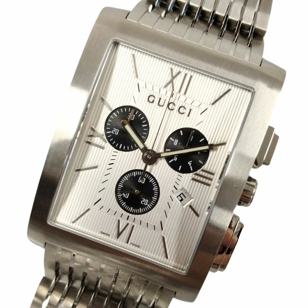 Chronographe GUCCI 8600M G Metro à quartz argent / C265