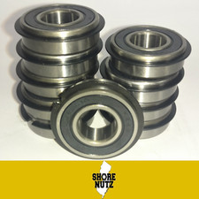  10EA 1641 2RSNR SEALED SNAP RING BALL BEARING 1 ID X 2 OD X 9/16 FREE SHIPPING