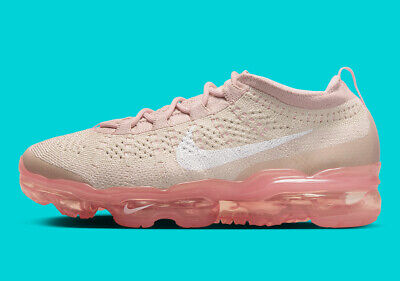 Women's Nike Air Vapormax 2023 FK Flyknit Oatmeal Pink Women's Nike Air Vapormax 2023 FK Flyknit Oatmeal Pink