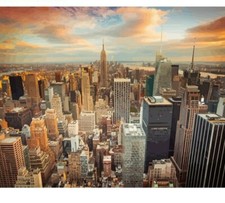 Paint By Numbers Adults kids City Skyline DIY Painting Kit 40x50CM Canvas