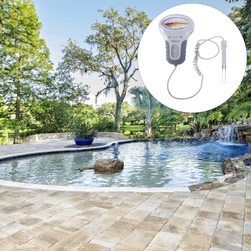 Water Quality Tester Hot Spring Pool Spa PH Meter Residual Chlorine Detector