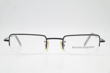 Glasses AUGUSTO VALENTINI 7523 Black Half-Rim Eyeglasses Frame New