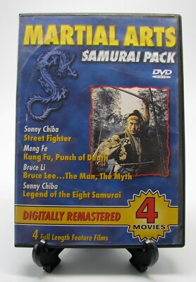 Martial Arts Samurai Pack 2004 DVD 2 Disc Set EUC 4 Movies in 1! Bruce Lee