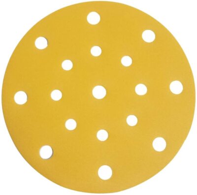SATC 50 PCS 6-in P120-320 Sanding Discs 17-Hole Dry Round Hook Loop Sander Paper
