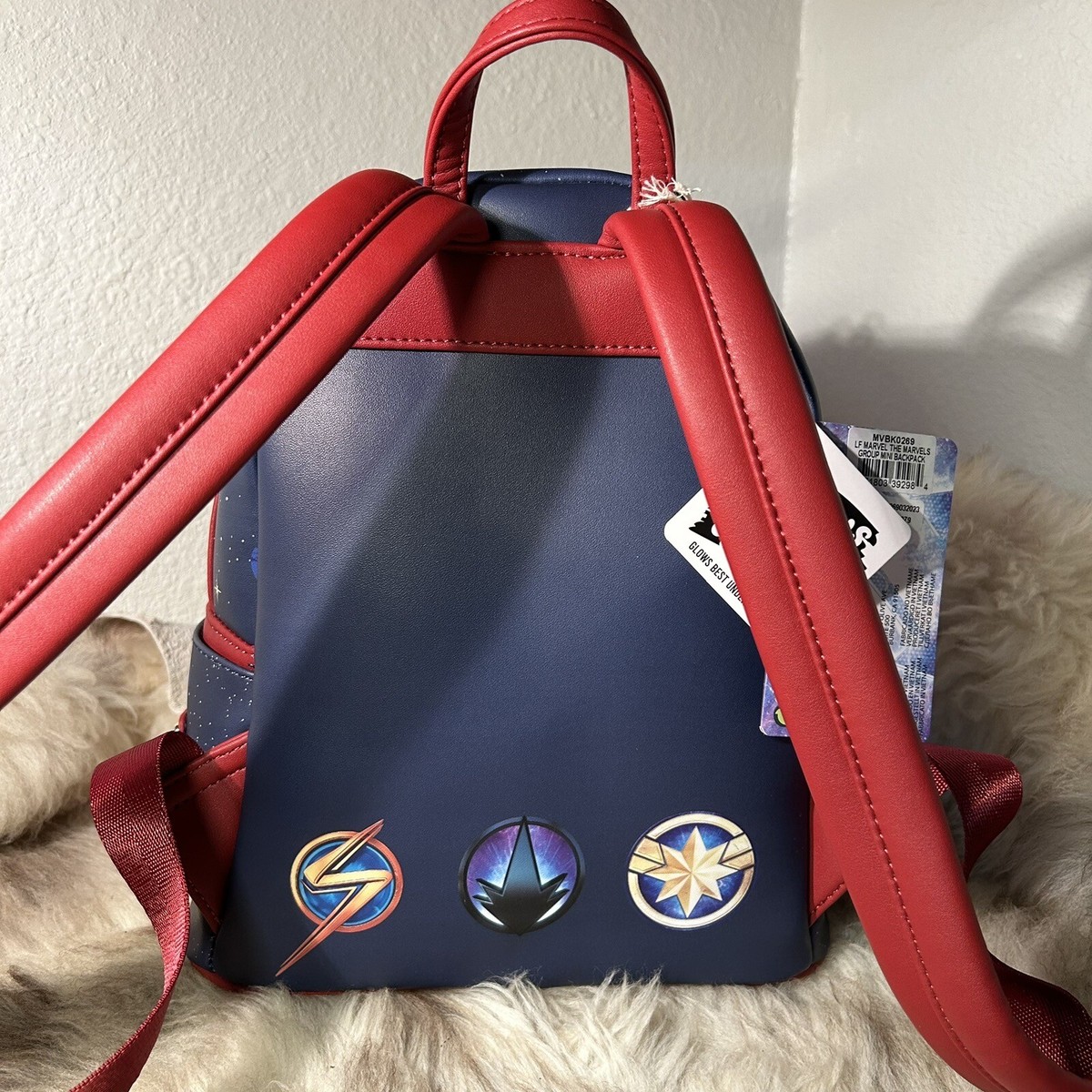 NWT Loungefly Marvel Mini Backpack - The Marvels | eBay display picture 3