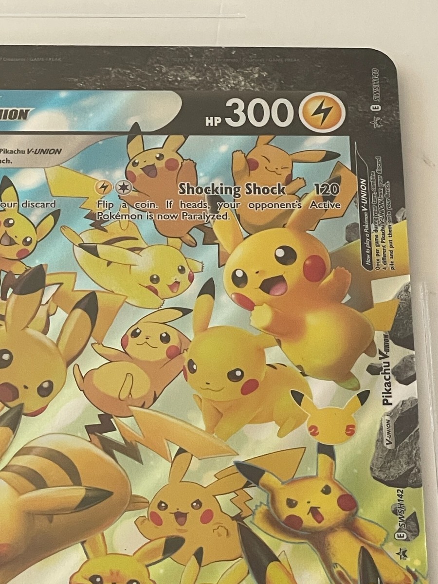 2021 Pokemon Celebrations PIKACHU Special Collection V UNION P