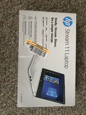 HP Stream 11.6 inch (32GB, Intel Celeron N, 1.10GHz, 4GB) Notebook/Laptop -...