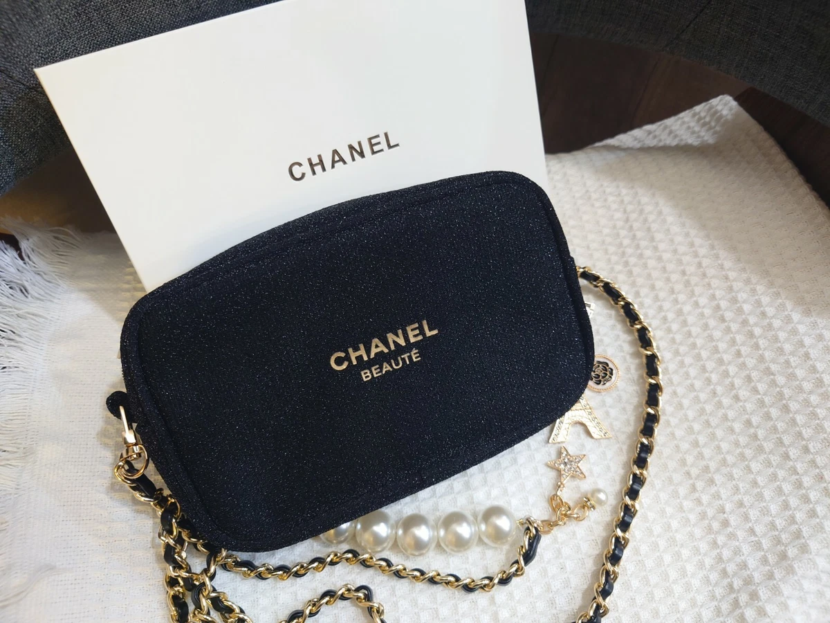 Turn Your CHANEL Classic Cosmetic Case or Cosmetic Pouch into a CAMERA  CROSSBODY BAG 2021! 