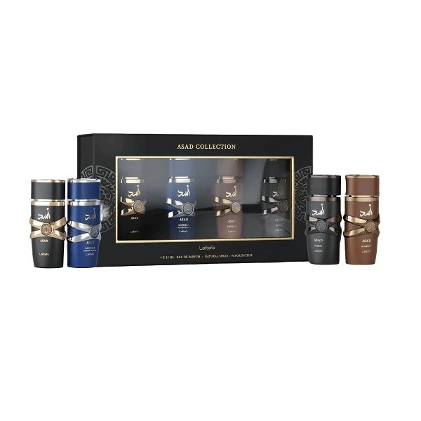 LATTAFA ASAD COLLECTION 25ML EAU DE PARFUM 4PCS GIFT SET BRAND NEW AND SEALED
