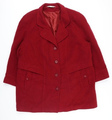 Rote Damenjacke UK-Größe 20 Modern Classics