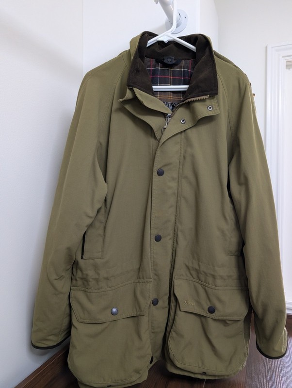 Barbour Berwick Endurance Hunting Jacket Men's Medium Olive Breathable