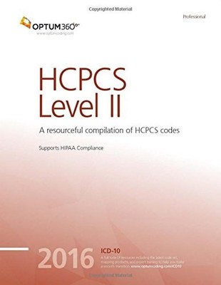 HCPCS Level II Professional - 2016, Optum360, Very Good Book