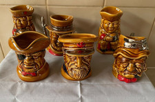 Toby Jugs - Lord Nelson Pottery - 6 Jugs - Small - Perfect Condition