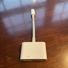 Genuine Apple Lightning to HDMI Digital AV Adapter A1438   Tested  Working