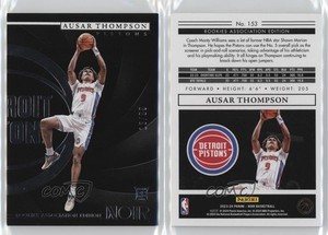 2023 Panini Noir Rookies Association Edition /99 Ausar Thompson #153 Rookie RC