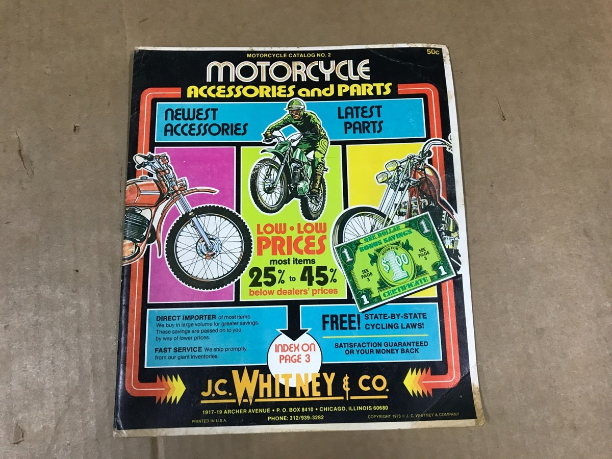 Vintage J.C. Whitney Motorcycle Parts & Accessories Catalog No. 2