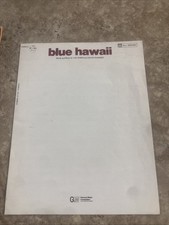 Blue Hawaii Leo Robin Ralph Rainger 1937 All Organ Sheet Music Vintage