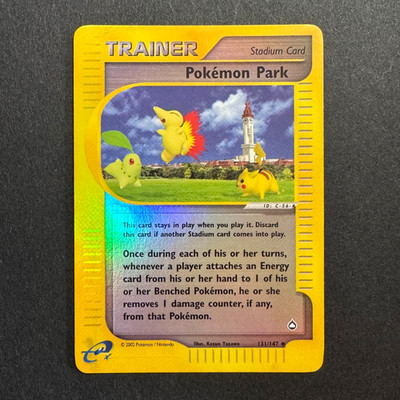 Pokemon Park 131/147 Aquapolis Holo Reverse Rare 2002 English TCG WOTC