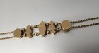 Vinstage 14K Yellow Gold Sapphire Ruby Emerald Diamond 5 Slide Bracelet  — photo 4