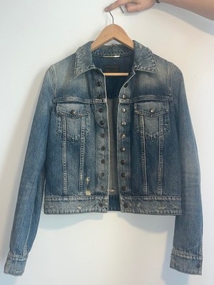 Saint Laurent Jacket - Vintage, beautifully distressed, Small but fits XS too