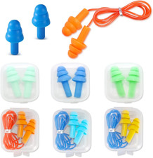 Ear Plugs for Swimming, Soft Ear Plugs for Sleeping Noise Cancelling, Reusable E