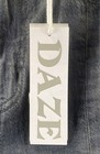Daze Women's Straight Up High Rise Straight Black Raw Hem Jeans Sz 28 NWT — photo 5