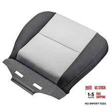 Front Driver Side Bottom Replacement Cloth Seat Cover Compatible with Gray