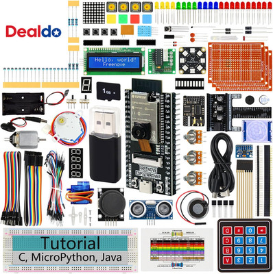 ESP32 Kit Dev CAM Board Ultimate Starter Kit, Dual-Core 32-Bit 240 Mhz Microcont