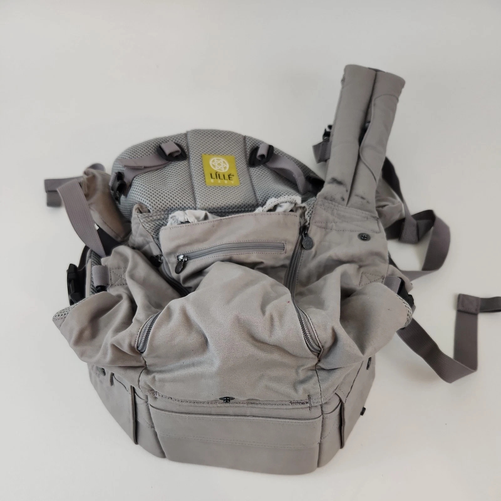 Lillie Baby Complete Carrier All Seasons 6 in 1 Stone Ergonomic Baby Toddler New