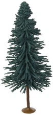SceneScapes 8"-10" Blue Spruce Trees 3 per Pack for Model Train Layouts