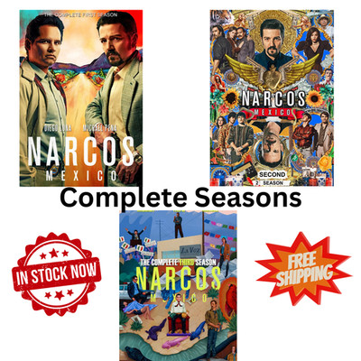 Narcos Mexico Season 1-3 DVD Complete Series 1080p Full HD All Region New Set