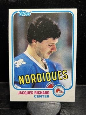 Jacques Richard #29 1981-82 Topps Quebec Nordiques