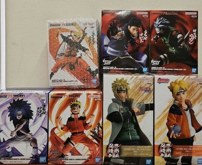 Naruto Prize Figures Lot of 7 Collectible Model Toys Bulk Sale Used