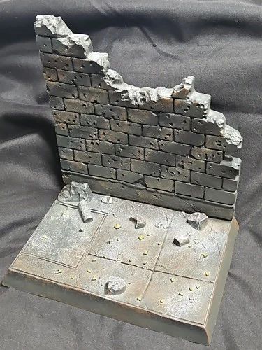 Marvel Universe Diamond Select Action Figure Brick Wall Base Stand ONLY