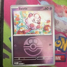 Swirlix (Love Ball) #93/217 (Reverse Holo) (NM) ME: Ascended Heroes ASC Pokemon