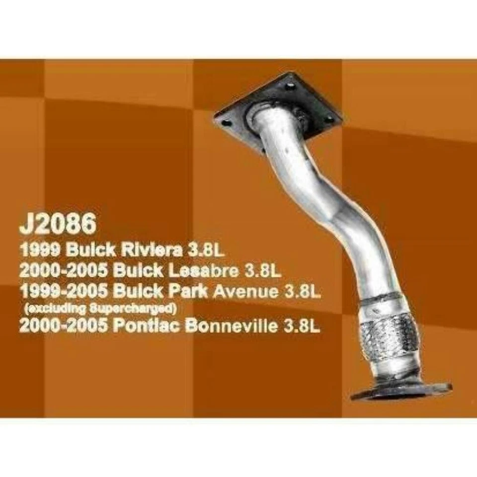 Tubo flexible de escape para Buick LeSabre 2000-2005 J2086 Foto 2 de 2